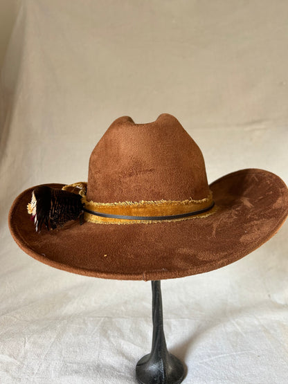 Marlboro Cowboy Hat – Pyrography Mountains”
