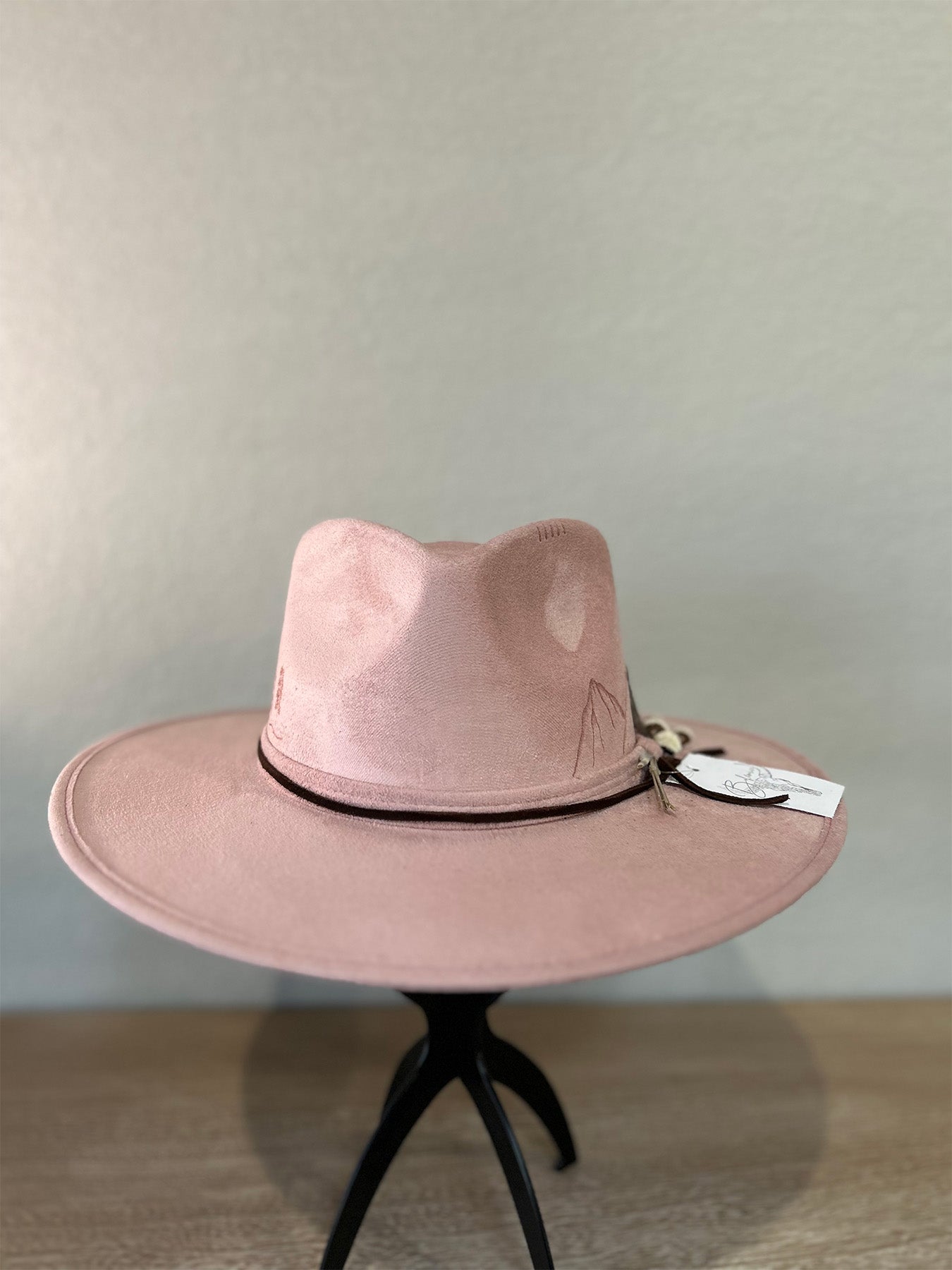 Pink Mountain Fedora Hat