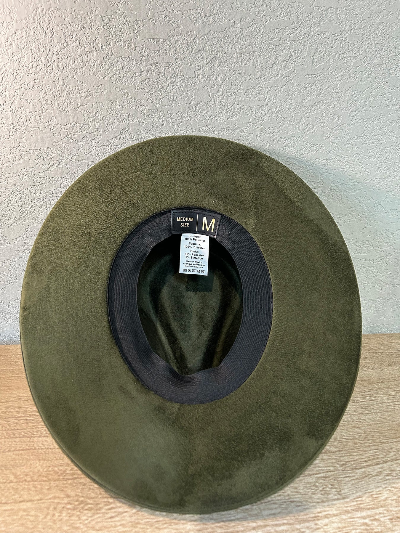 Olive Green Mountain Fedora Hat