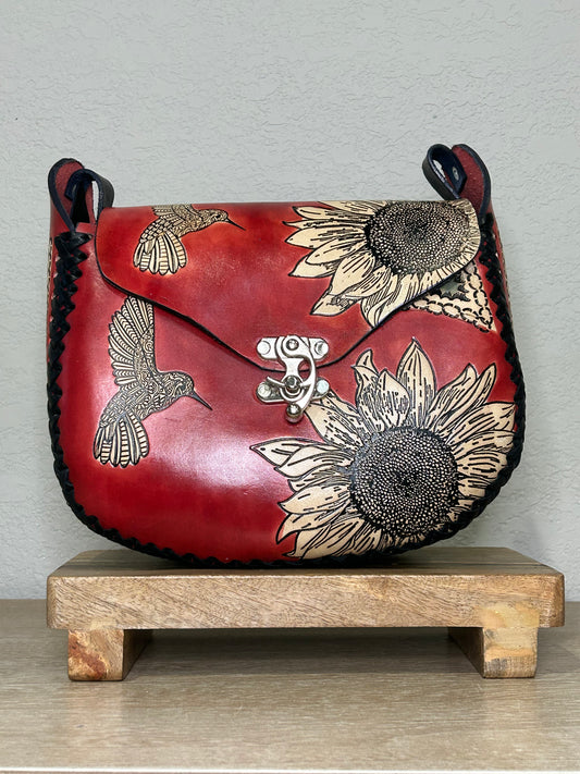 Sunflower/ Colibrí Purse